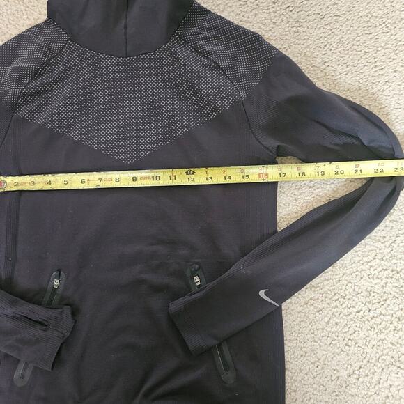 Nike Womens Luxe Seamless Funnel Running Hooded Top Small - Picture 4 of 9